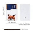 thumbnail image 2 of WIRESTER Self-Adhesive PU Leather Card Holder Stick on Pocket Credit Card Case Pouch Wallet for Apple Samsung Motorola LG Smart Phones - Red Fox, 2 of 6