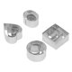 thumbnail image 4 of Set of 24 Mini Stainless Steel Cookie Cutters, Geometric Shape, for Biscuits, Cakes, Snacks, 4 of 4