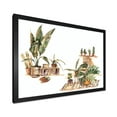 thumbnail image 2 of Designart 'Indoor House Plants Urban Jungle in Flowerpots III' Traditional Framed Art Print, 2 of 4