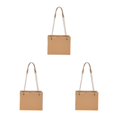 thumbnail image 4 of Justharion Sturdy And Durable Handbag For Any Occasion Fashionable And Versatile Made khaki 3Set, 4 of 6