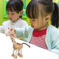 thumbnail image 4 of Simulación modelo animal muñeca juguete animales juguete juguete educativo para el desarrollo Jirafa Salvador Dali Juguetes de figuras de madera, 4 of 9