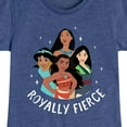 thumbnail image 3 of Disney Princess - Royally Fierce - Toddler And Youth Girls Short Sleeve Graphic T-Shirt, 3 of 5