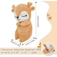 thumbnail image 5 of Sika Deer Plush Toy, Cute Stuffed Doll, Plush Animal Hugging Pillow Cushion for Kid, Party Christmas Gift Car Home Decoration(24cm/9.58"), 5 of 5