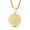 Gold Color, variant on Mens Compass Necklaces,Vintage Viking North Star Anchor Medal,14K Yellow Gold Pendant for Male Boyfriend Dad Gift
