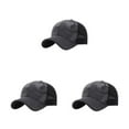 thumbnail image 3 of kurtrusly Stylish Baseball Cap For Men Outdoor Adventures Outdoor Activities Caps For Men gray 3Set, 3 of 6