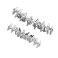 thumbnail image 4 of Fashionable Star Patterning Tooth Grills for Party Wear Easy Installation Upper and Lower Set Suitable for Hip Hop Fan, 4 of 8