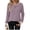 Light Pink-Purple, variant on Long Sleeve Shirts for Women Fall Sweaters Fashion Color Block Crew Neck Pullover Tops 2026 Winter Lightweight Women's Sweaters