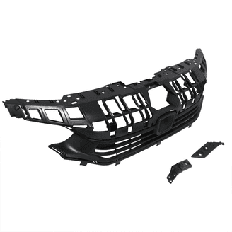 KARPAL Front Bumper Upper Lower Grille Set with Mount