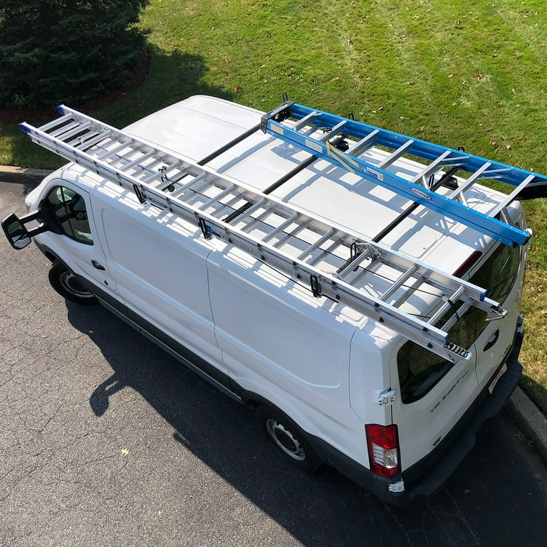 Vantech Heavy Duty Bar Ladder Roof Rack Fits Ford Transit Cargo