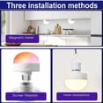 thumbnail image 2 of RGB LED Night Light Bulb E26 with Remote Control, Timer Function 30/60/120 Mins, Smart LED Mood Light for Bedroom, Home Decoration, 2 of 8