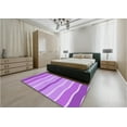 thumbnail image 4 of Ahgly Company Indoor Square Patterned Violet Purple Area Rugs, 4' Square, 4 of 6