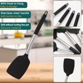 thumbnail image 3 of Juego de utensilios de cocina antiadherentes 2 uds con asas de acero inoxidable, sistema de herramientas de cocina resistente al calor, 3 of 5
