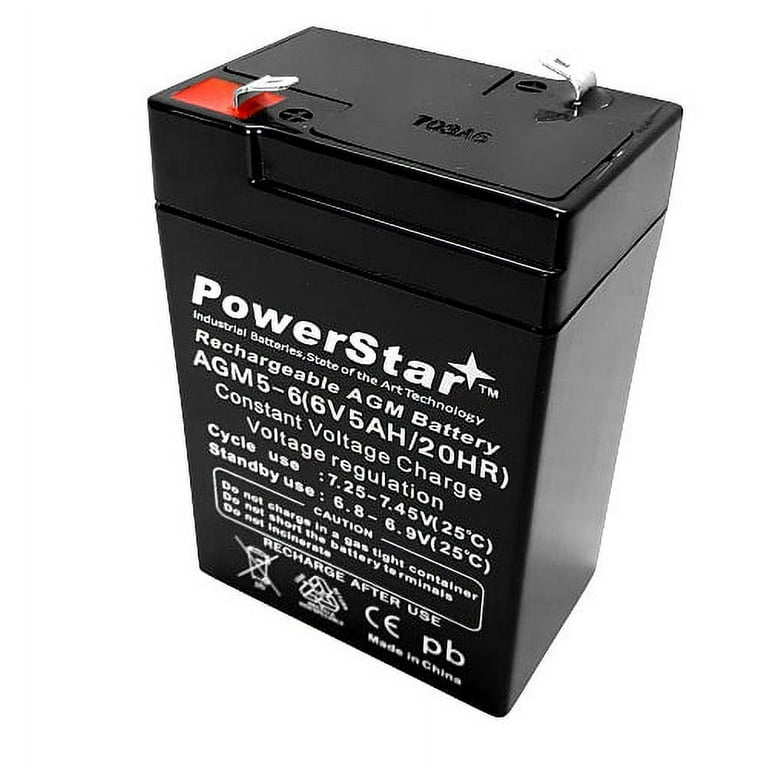 Batterie rechargeable 6v 6ah 02090033 lead