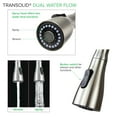thumbnail image 5 of Transolid PF7509A Kitchen/Laundry Faucet with Dual Spray and Flex Neck in Black, 5 of 10