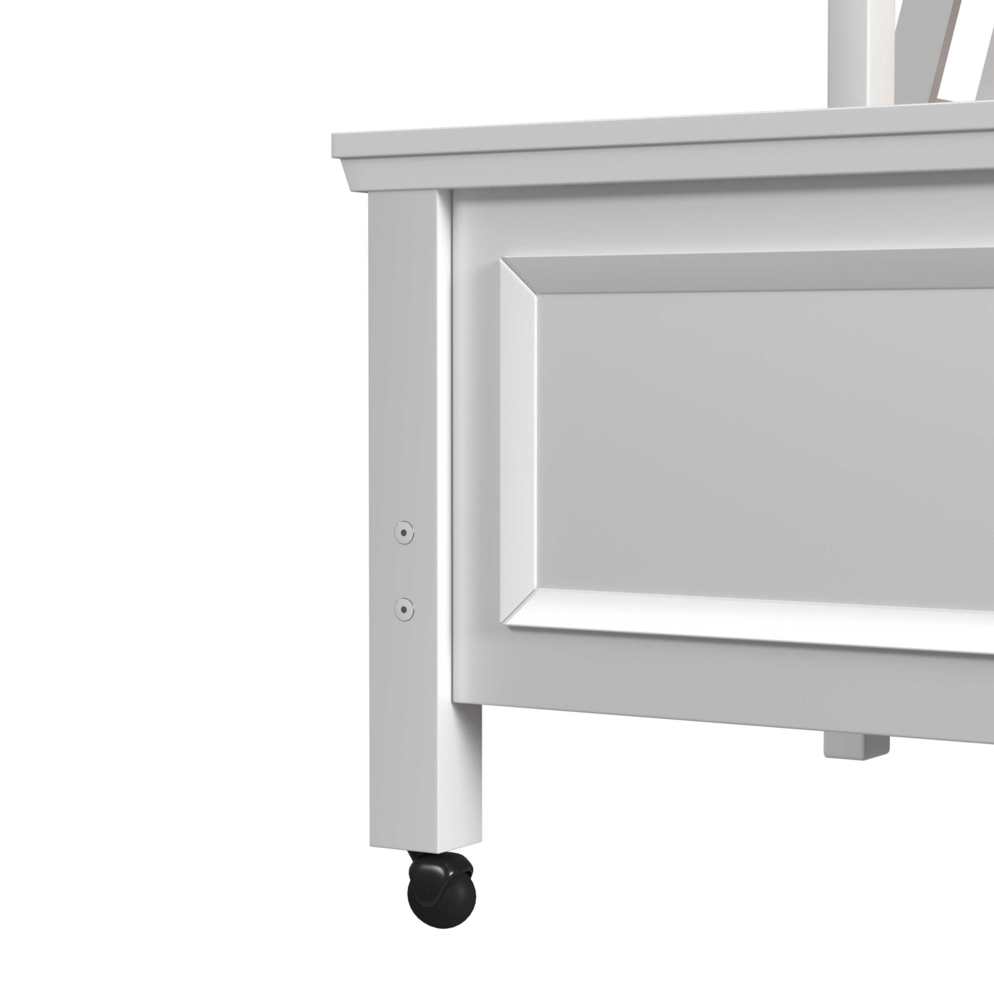 Brooklyn Kids Twin Over Full Loft - Ladder-Desk-Speaker 5PC Bedroom Set in White