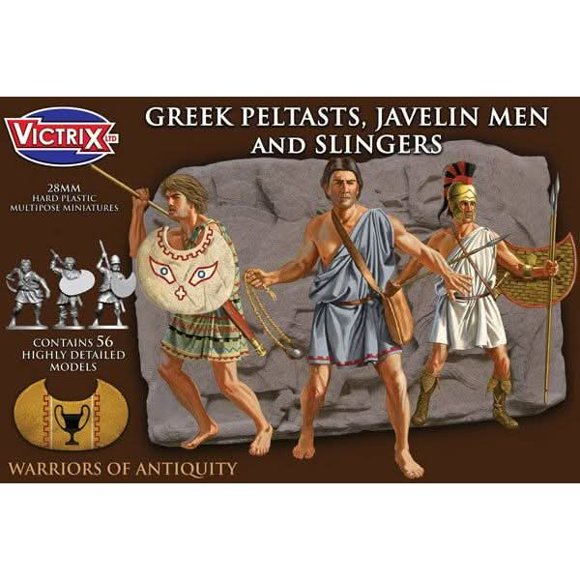 Victrix Greek Peltasts, Javelin Men and Slingers New