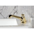 thumbnail image 4 of Kingston Brass KS4472BAL  Two-Handle 3-Hole Deck Mount Widespread Bathroom Faucet with Brass Pop-Up in Polished Brass, 4 of 8