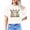Ivory Shirt, variant on Ink Printed Image NOT a Quilt Patch - Camo Bunny Trio Easter Graphic Tee Blue Jean Shirt Adult 2XL