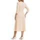thumbnail image 3 of INSPIRE CHIC Vestidos de Mujer de Manga 3/4 Cuello en V Ropa de Trabajo Vestido A-Line con Bolsillos XL Durazno Profundo, 3 of 5
