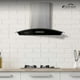 thumbnail image 2 of Campana Extractora De Cocina Ecocinare Empotrable De Pared Minimalista Acero Inoxidable y Vidrio Templado 60 cm, 2 of 7