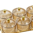 thumbnail image 4 of Divided Serving Dishes Relish Tray Appetizer Condiment Plate Divided Server for Home Brown, 4 of 9