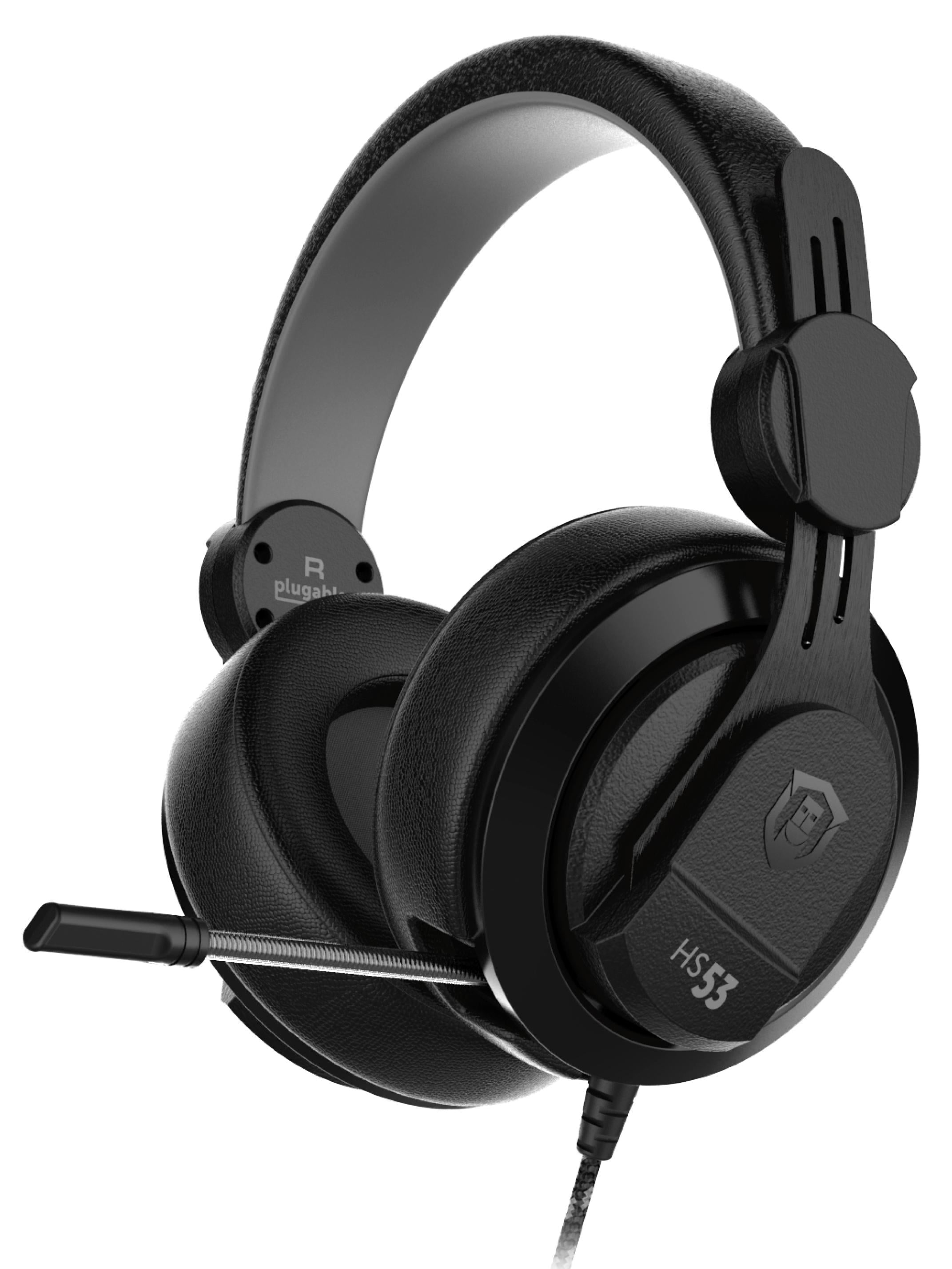 headset with retractable mic
