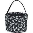 thumbnail image 1 of Halloween Skull Trick Or Treat Bucket - Candy Basket Tote Bag For Kids Human Skeleton, 1 of 4
