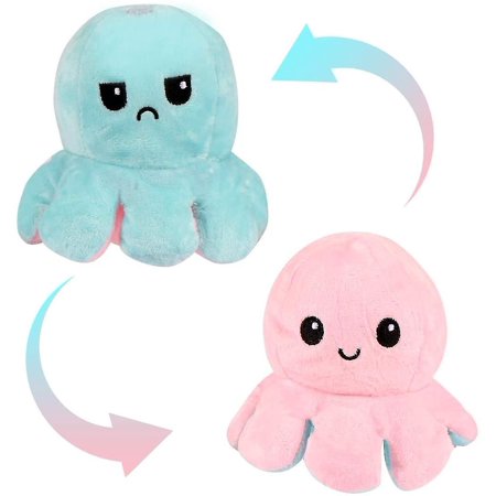 Octopus Plschtiere, Octopus Plush Reversible Zum Wenden, Doppelseitige Flip Kuscheltier Octopus ...