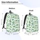 thumbnail image 2 of Balery St. Patrick's Day rainbows Mochila Clásica Impresa Básica para Viaje, Mochila Escolar Resistente al Agua, Mochila de Lona con Correas Ajustables-Small, 2 of 5