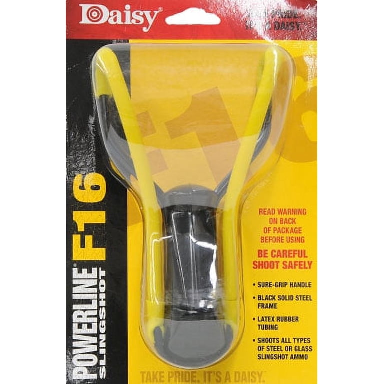 Daisy, Slingshot, F16, Molded Handle Steel Frame, Extra-Wide Fork
