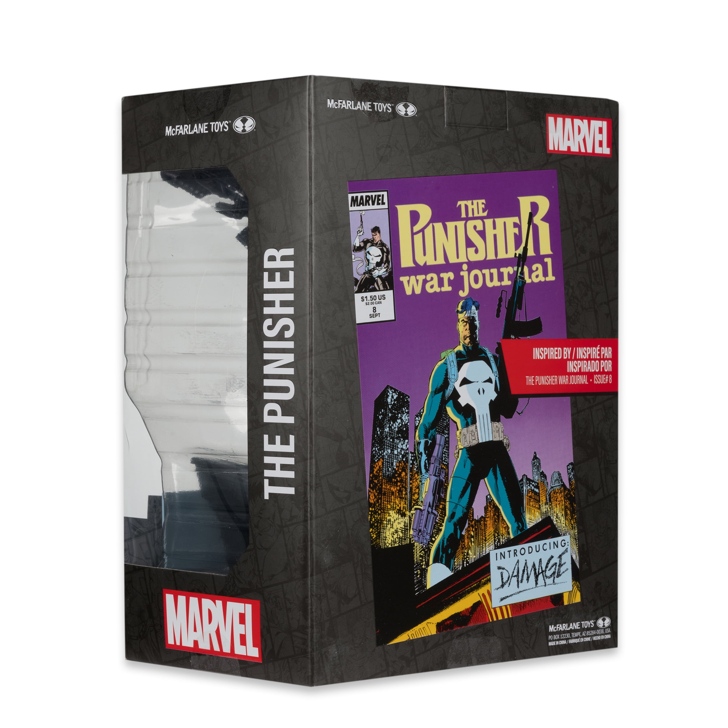 The Punisher 1:6th Scale Collectible w/ Scene & Comic (Marvel: The Punisher War Journal #8) - McFarlane Toys