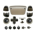 thumbnail image 1 of Full Set Buttons For PS5 V1 1.0 BDM-010 Controller Thumb Sticks Joystick Cap L1 R1 L2 R2 D-pad Share Button Replacement Clear Black, 1 of 6