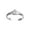 Clear, variant on Clear Cubic Zirconia Star Knuckle/Toe Ring Sterling Silver