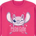 thumbnail image 2 of Disney - Lilo & Stitch - Angel's A Pastel Cutie - Men's Crew Neck Fleece Pullover, 2 of 4