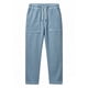 thumbnail image 2 of Ceisia Men's Corduroy Loose Straight Leg Casual Pants with Elastic Drawstring Waist & Pockets Sky Blue M Gifts, 2 of 4