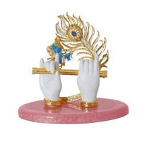 Krishnaji Divine Hands Pink Idol for Gifting and Home Decor (4.5 inches)