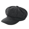 thumbnail image 2 of Women Newsboy Cap Warm Wool Visor Beret Hats Soft Newsboy Hats for Women Vintage Baker Boy Hat for Women Girls, 2 of 6