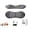 Black, variant on Spinal Decompression, 2026 Upgraded 3-in-1 Wireless Rechargeable Vibrating Massage Heating Lumbar Pillo, for Neck, Shoulders and Back Suitable for Unisex