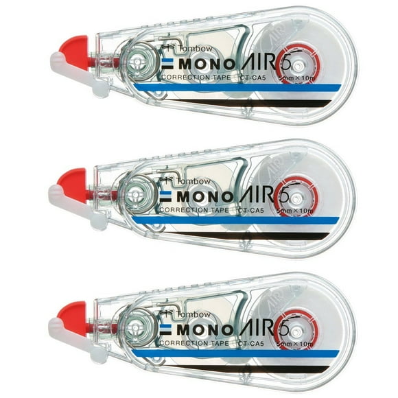 Tombow Crayon Mono Air Kpb-325 Ruban de Correction, 0.2 Pouce (5 mm), 3 Pcs