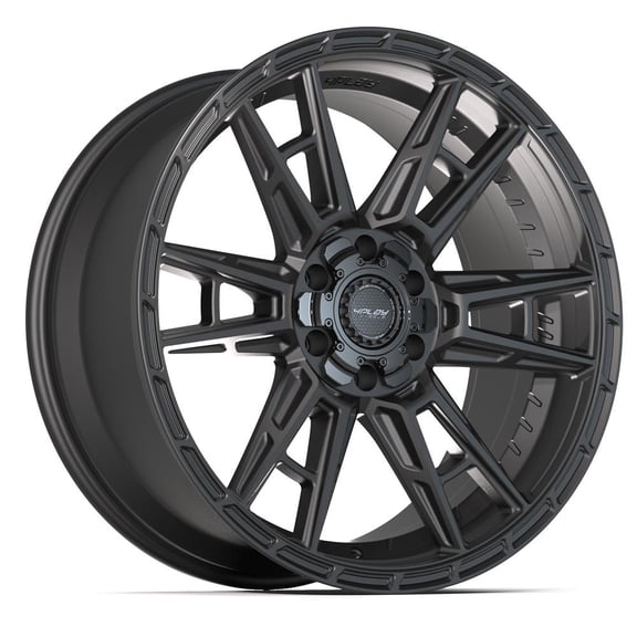 4PLAY Wheels 4PS20 22 Inch Rims Fit 6x135 & 6x139.7 22x10 Satin Black (Set of 4)