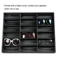 thumbnail image 4 of 18 Grids Glasses Display Stand Sunglasses Storage Box Jewelry Organizer for Home or Display Use, 4 of 7