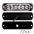 thumbnail image 2 of Focos Luces de conducción diurna de 6 LED ultrafinas para automóviles/motocicletas/camiones (amarillo) Likrtyny Para estrenar, 2 of 4