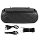 thumbnail image 1 of Altavoz Bluetooth Altavoz Bluetooth portátil solar para exteriores con linterna y función de radio FMNegro, 1 of 5