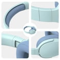 thumbnail image 4 of Rirool Bluetooth Over-Ear Headphones, Wireless Foldable Headset with HiFi Stereo Deep Bass, 12H Playtime, Built-in Mic, Soft Protein Earpads for Travel, Home, Office & Cellphone, Sky Blue, 4 of 8