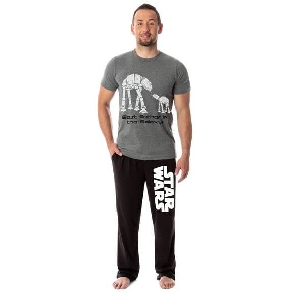 Star Wars Men's Pajamas Best Father In The Galaxy! Shirt And Pants Pajama Set