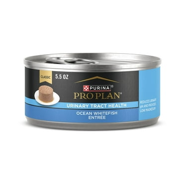 Purina Pro Plan Urinary Tract Health, Ocean Whitefish, Wet Cat Food, 5.5 oz Cans, 24 Pack