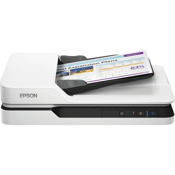 Restored Epson DS-1630 Flatbed Color Document Scanner 25 PPM, 1200 dpi, USB, Auto Document Feeder (Refurbished)