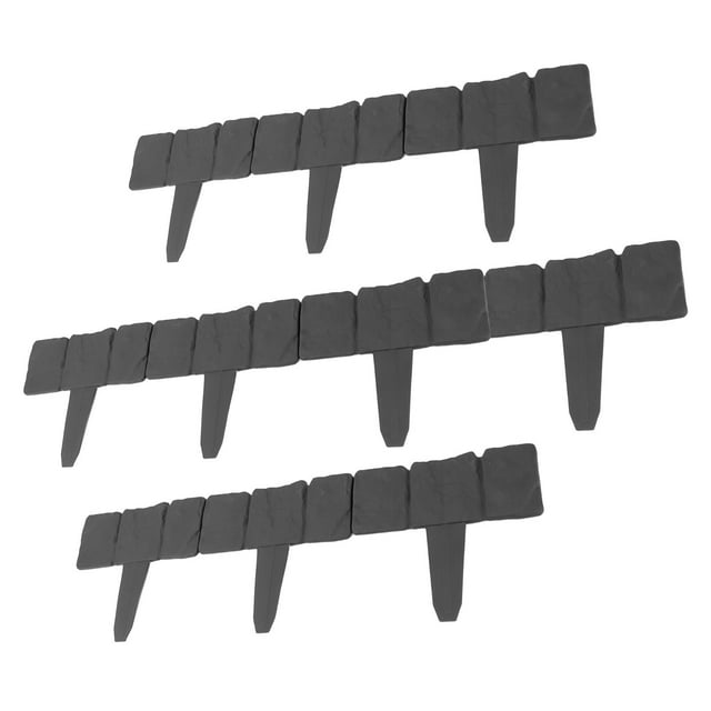 Garden Edging Stone Border, Garden Edging Border Minimalist 10 Pieces For Outdoor