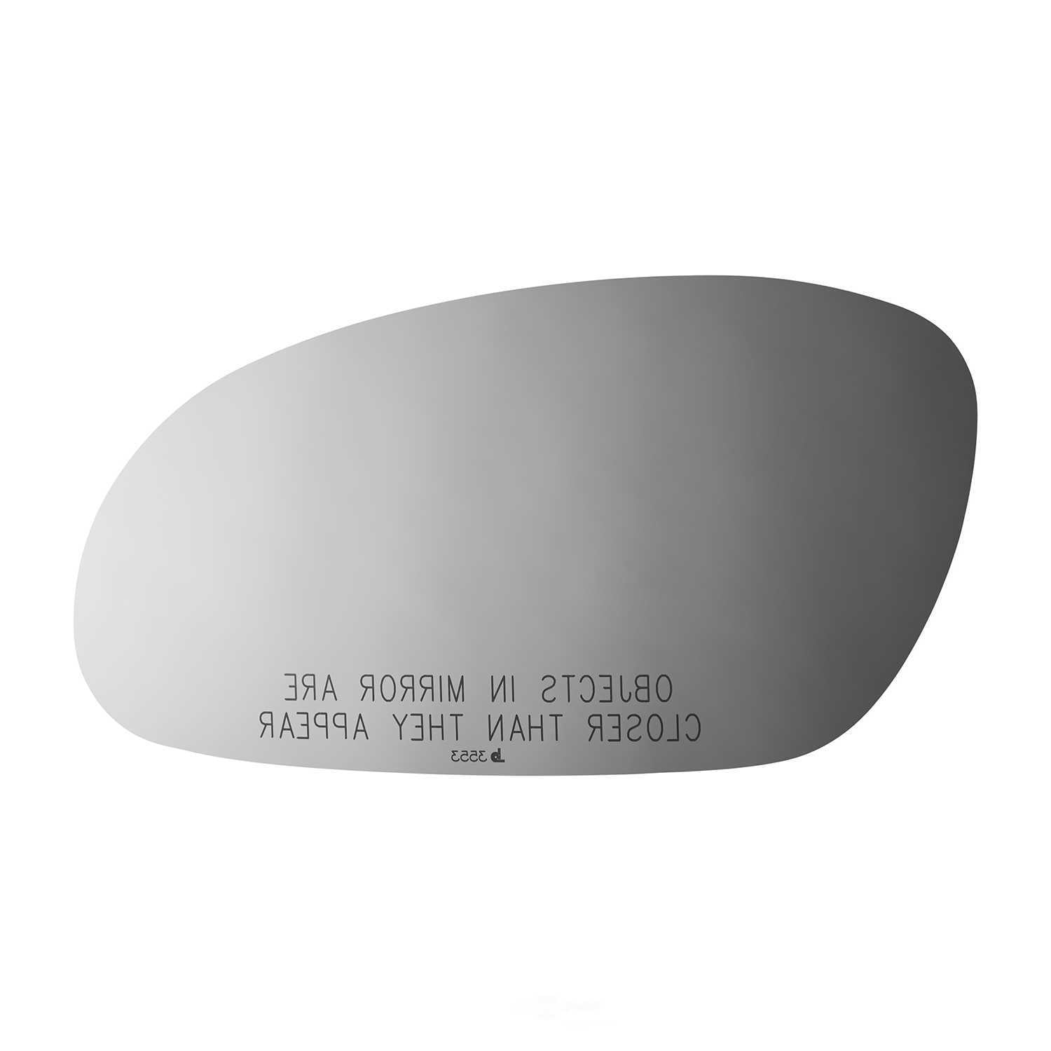 Burco Side View Mirror Replacement Glass - Clear Glass - 3553