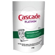 Cascade Platinum Dishwasher Cleaner, 1 Count